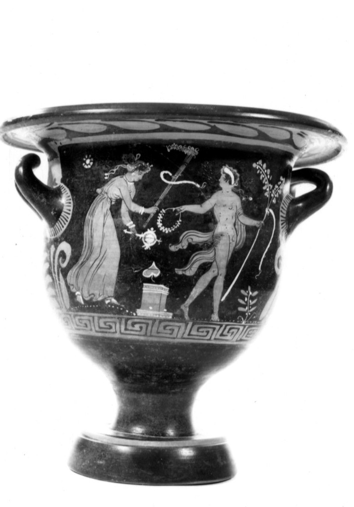 cratere a campana - Medio Apulo (metà sec. IV a.C)