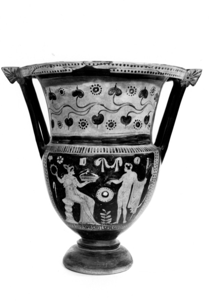 cratere a colonnette - Tardo Apulo (sec. IV a.C)