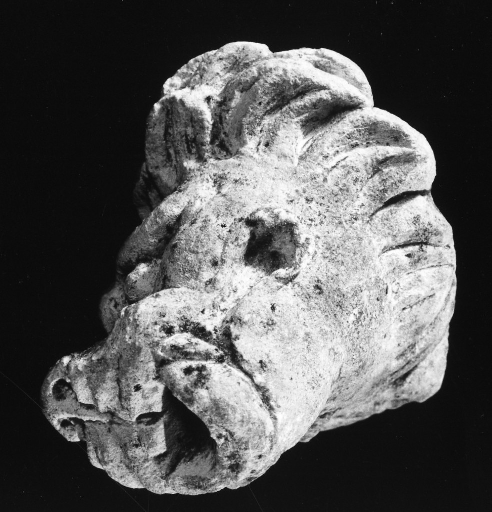 protome leonina (rilievo) - fabbrica locale (sec. III a.C)