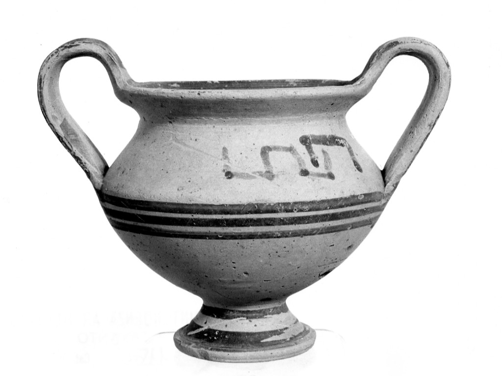 kantharos - produzione locale (sec. IV a.C)