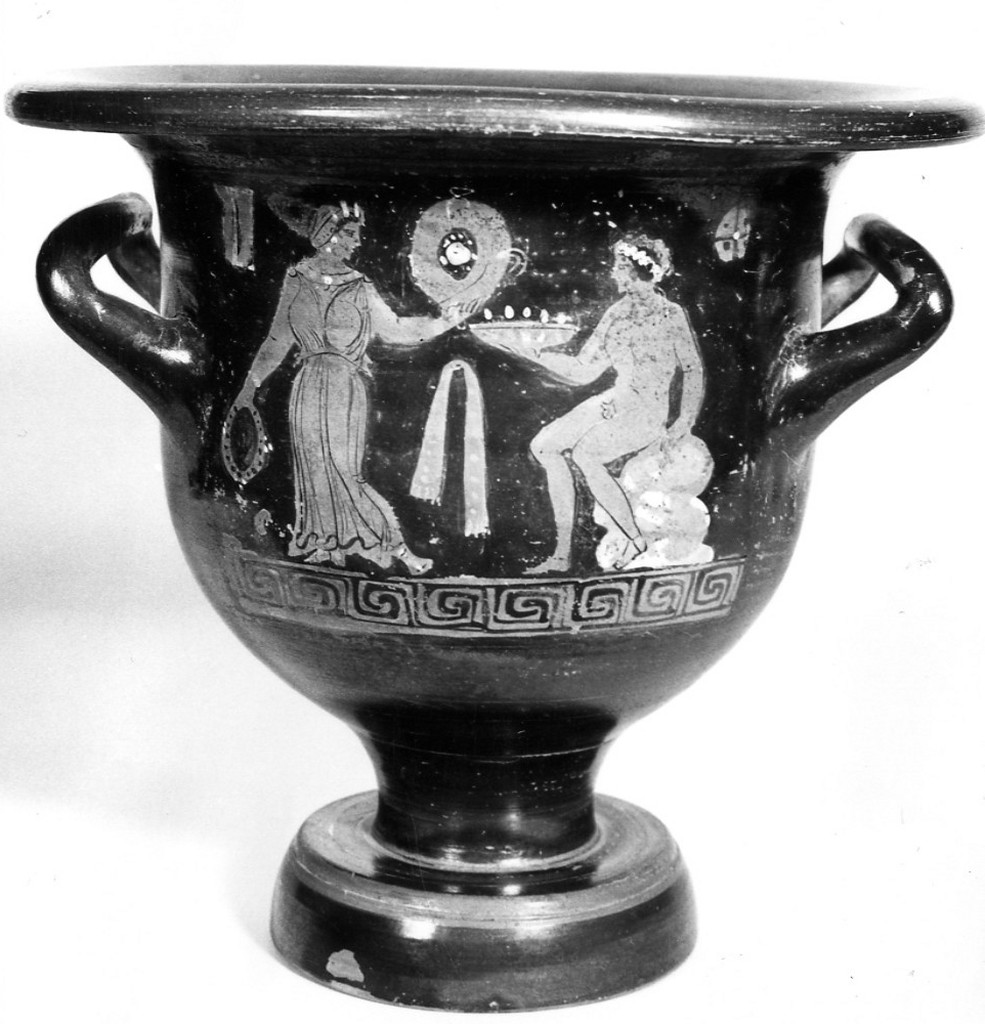 cratere a campana - produzione apula (?) (sec. IV a.C)