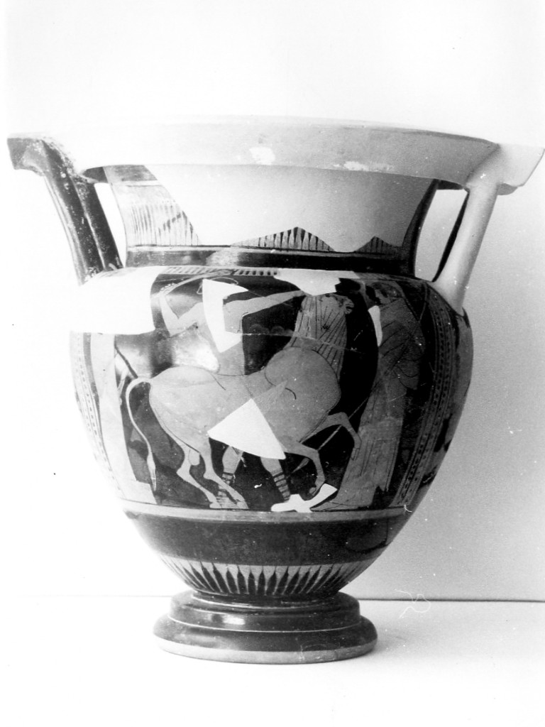 cratere a colonnette di Pittore del Porco - Ceramica attica (sec. V a.C)