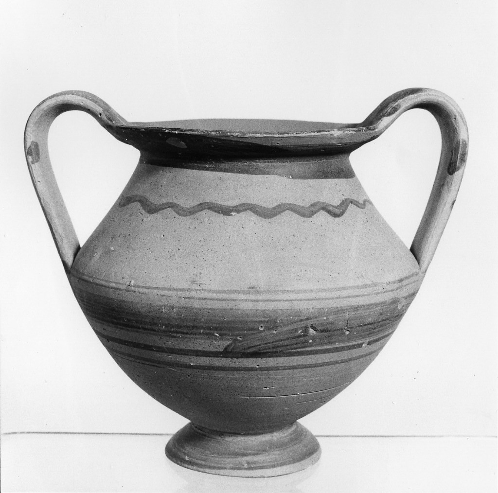 kantharos - produzione locale (fine/ inizio secc. VI/ V a.C)