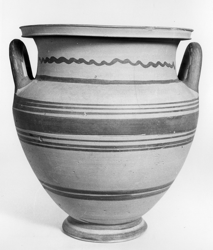 cratere - produzione indigena (sec. IV a.C)