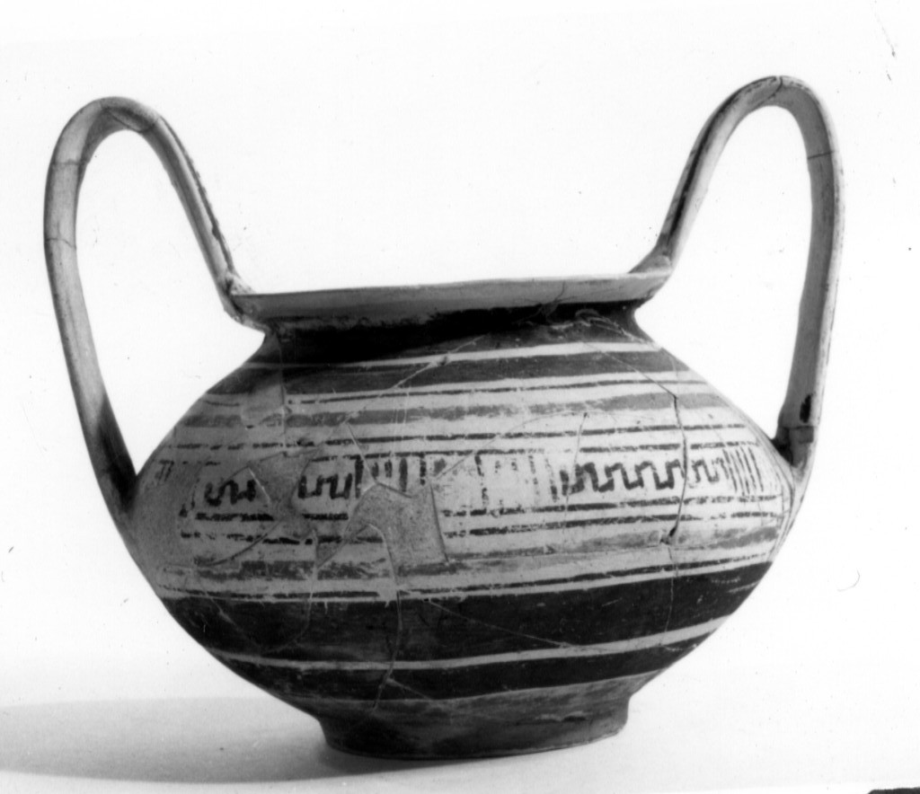 kantharos, De Juliis, classe B - fabbrica indigena (sec. VI a.C)