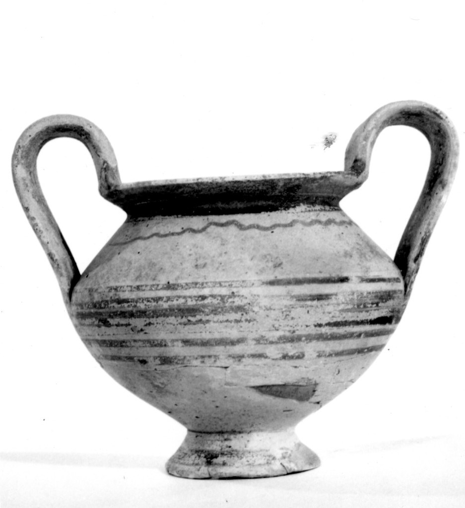 kantharos, De Juliis, classe C - fabbrica indigena (fine/ inizio secc. VI-V a.C)