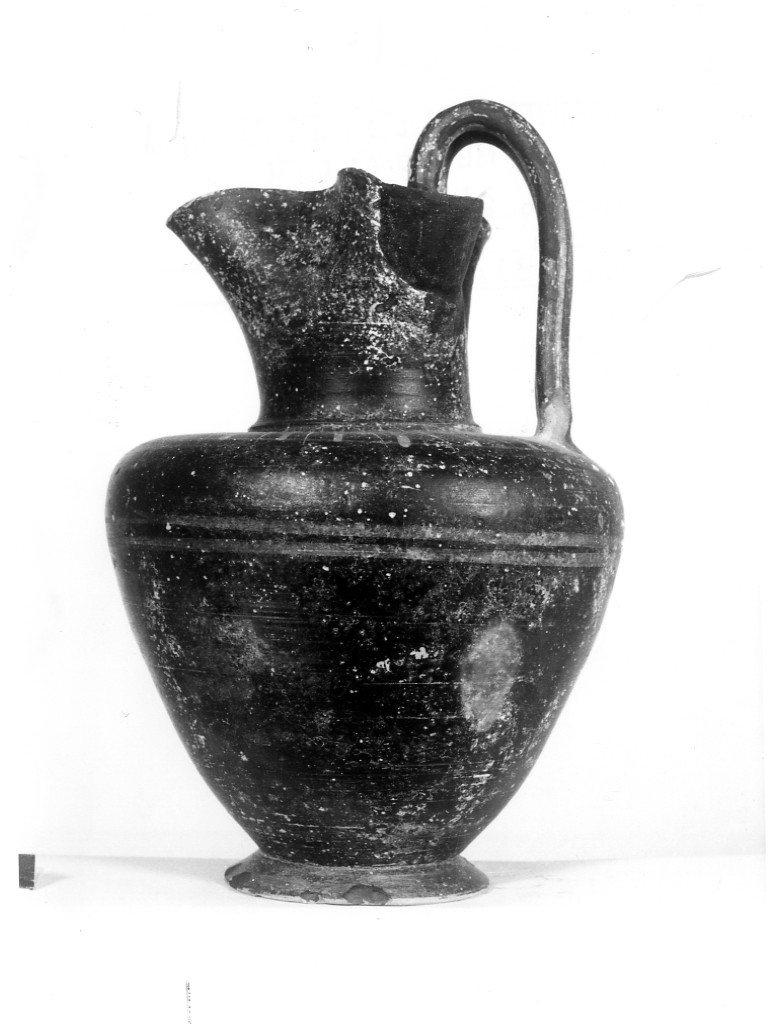 oinochoe trilobata - fabbrica italiota (secc. VI-V a.C)