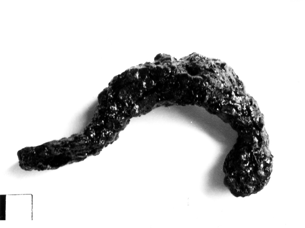 fibula con arco a losanga - produzione indigena (sec. V a.C)