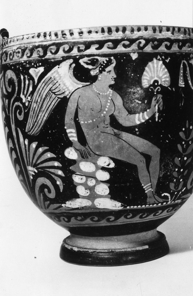 situla - fabbrica apula (seconda metà sec. IV a.C)