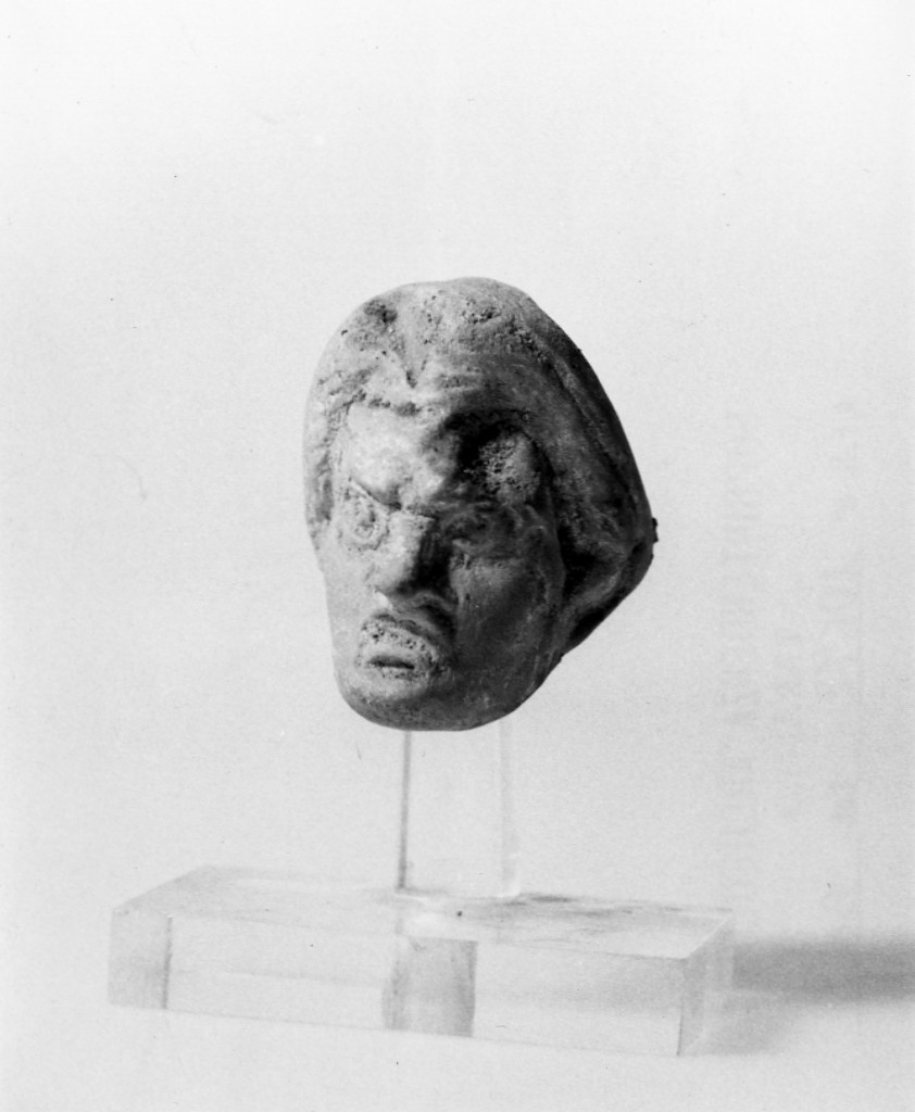 maschera maschile - fabbrica italiota (Età ellenisitica)