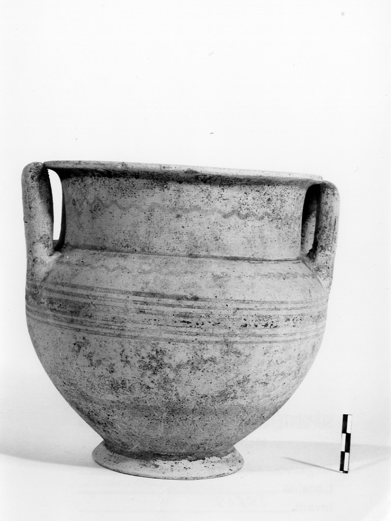 cratere, De Juliis, classe C - fabbrica indigena (fine/ inizio secc. VI-V a.C)