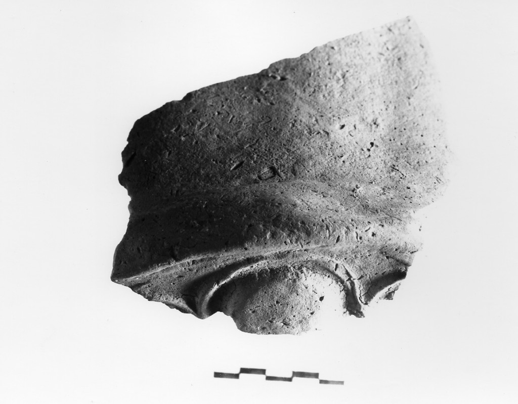 antefissa/ frammento - fabbrica coloniale (fine sec. VI a.C)