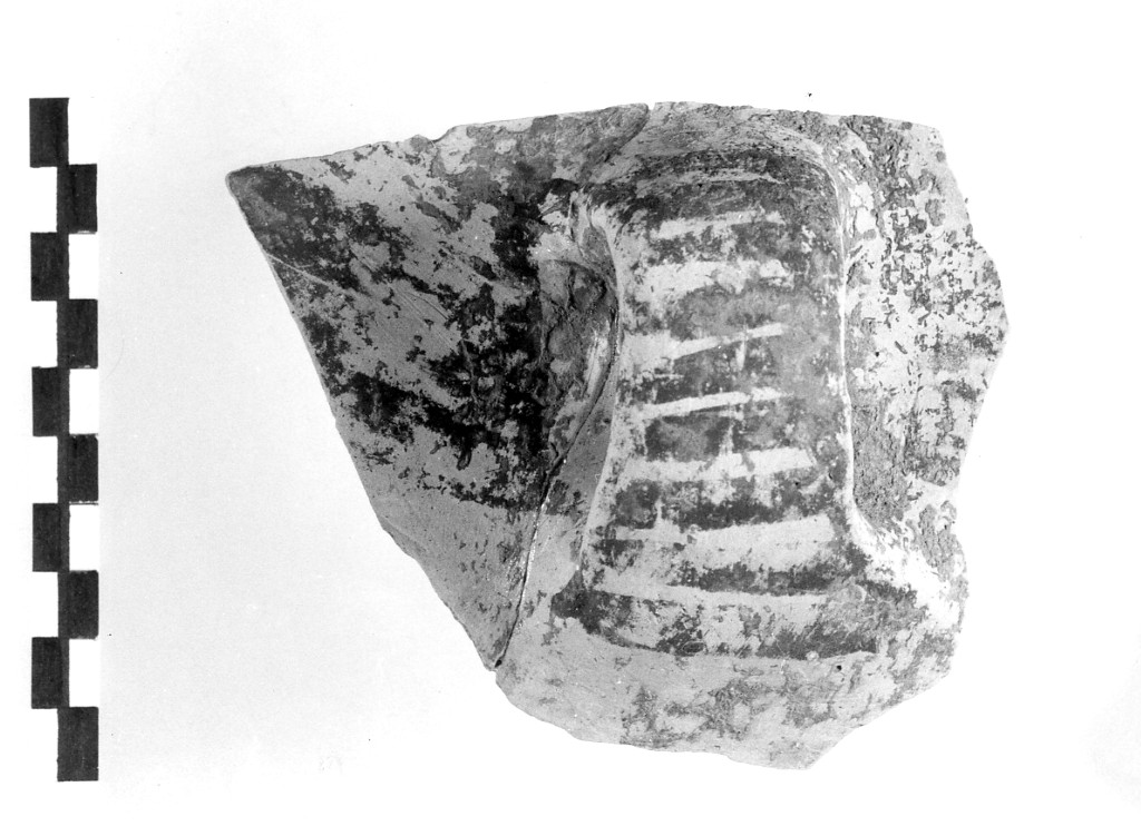 olla/ parete - fabbrica iapigia (fine/ metà secc. IX - VII a.C)