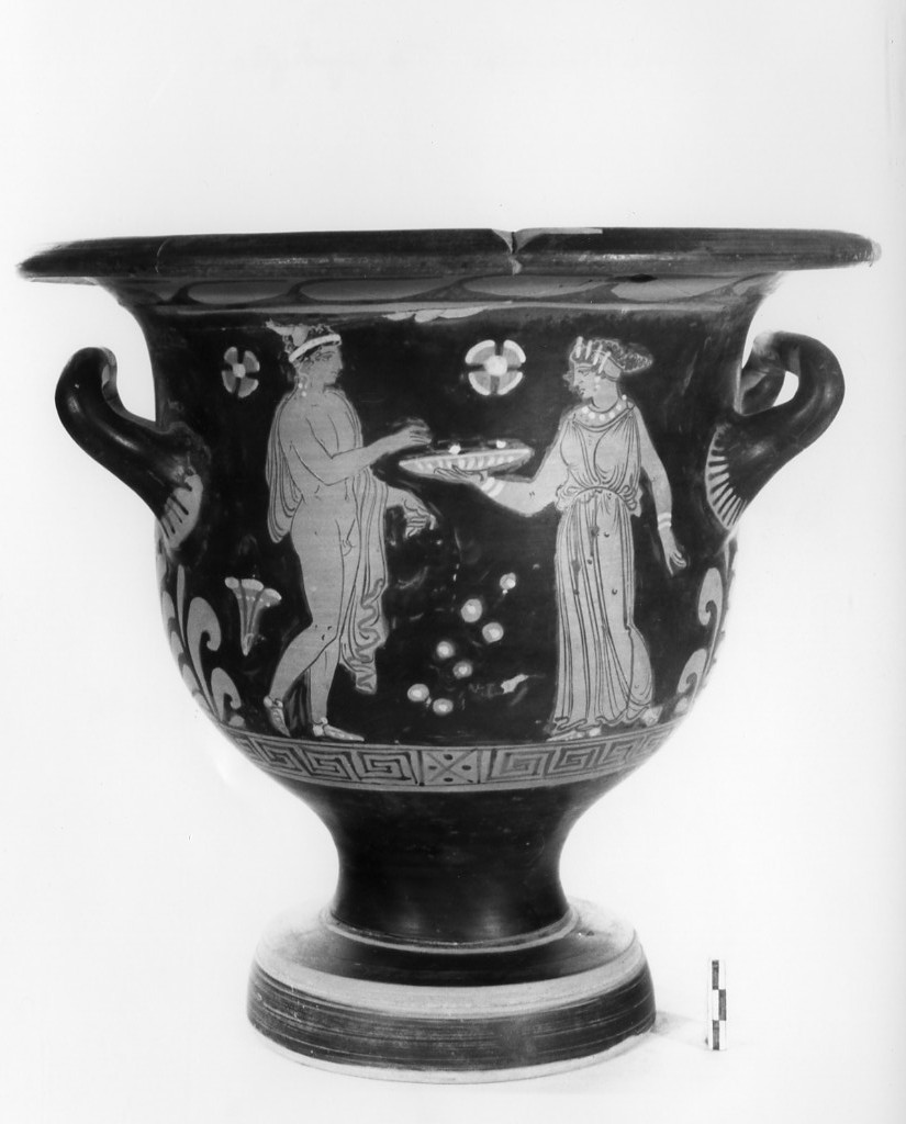 cratere a campana - produzione coloniale; the Group of Geneva 2754 (sec. IV a.C)