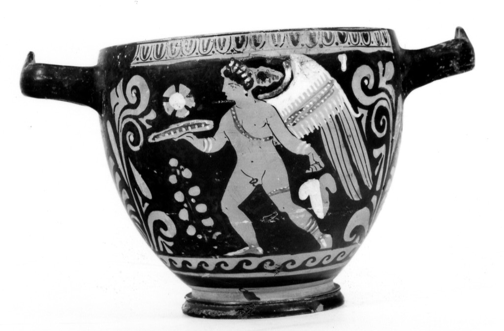 skyphos - tardo apulo (seconda metà sec. IV a.C)