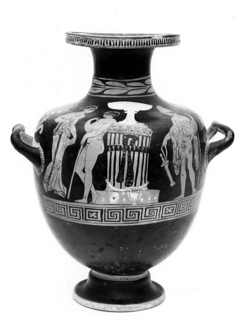 hydria - Gruppo di Vienna 4013 (sec. IV a.C)