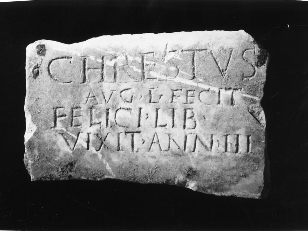 lastra - produzione daunia (secc. I/ II d.C)