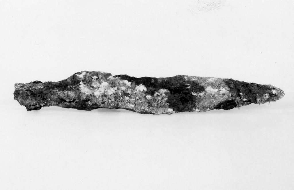 cuspide di lancia - produzione locale (seconda metà sec. VI a.C)