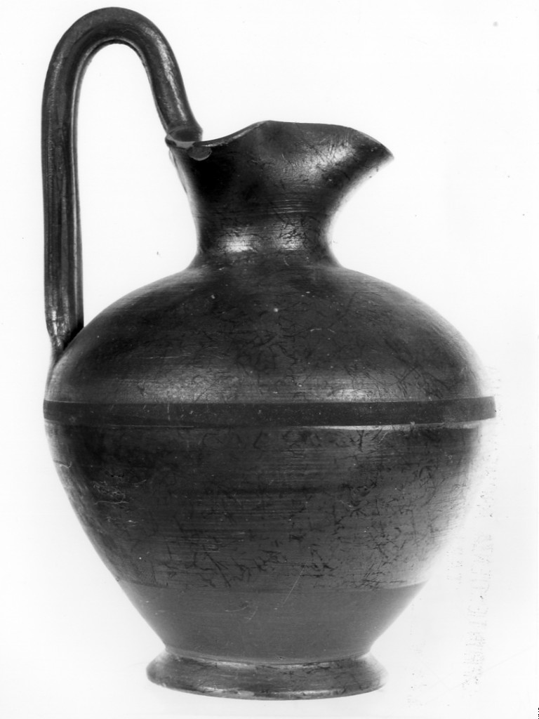 oinochoe - fabbrica locale (seconda metà sec. VI a.C)