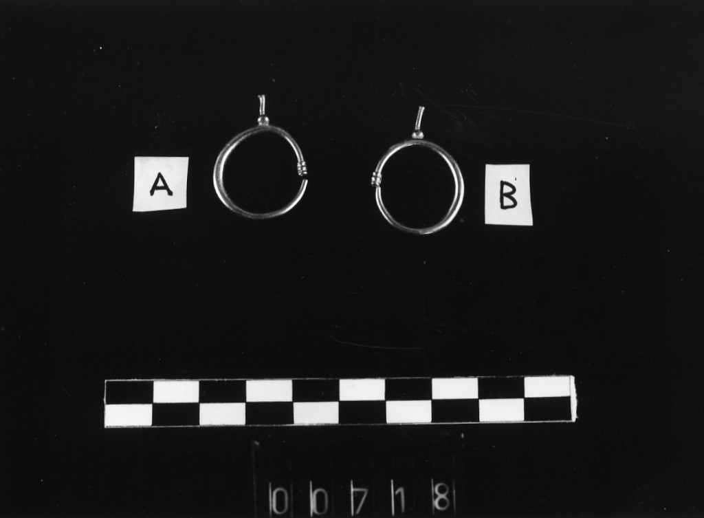 orecchini - oreficeria romano-bizantina (secc. VI d.C.-VIII d.C)