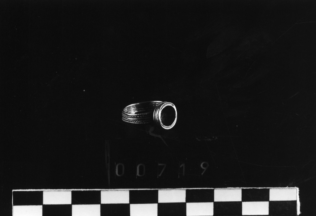 anello - oreficeria romano-bizantina o longobarda (secc. VI d.C.-VIII d.C)