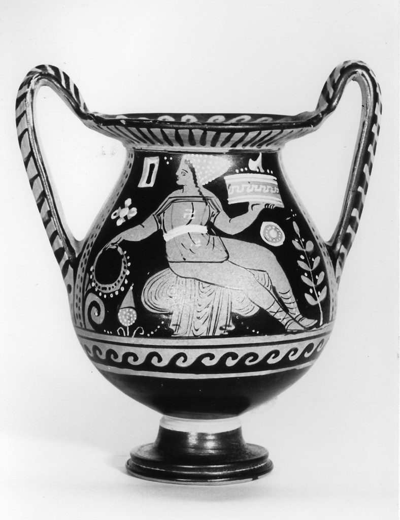 kantharos - fabbrica apula (ultimo quarto sec. IV a.C)