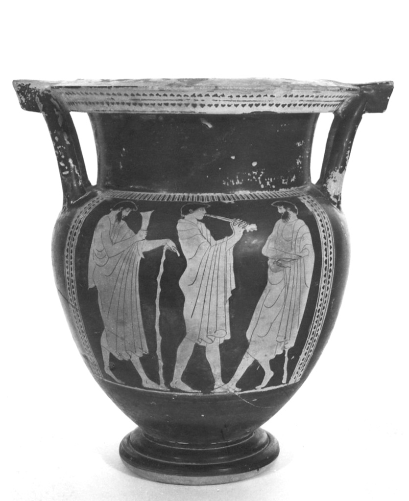 cratere a colonnette - The Syriskos Pointer (sec. V a.C)