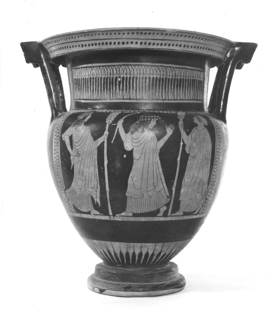 cratere a colonnette - Pittore di Agrigento (sec. V a.C)