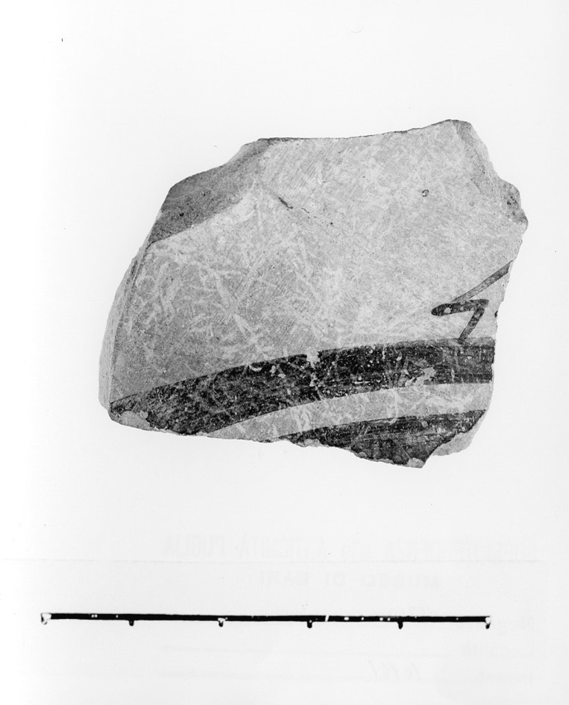 vaso/ frammento - ceramica dipinta tipo Serra d'Alto (Neolitico Recente)