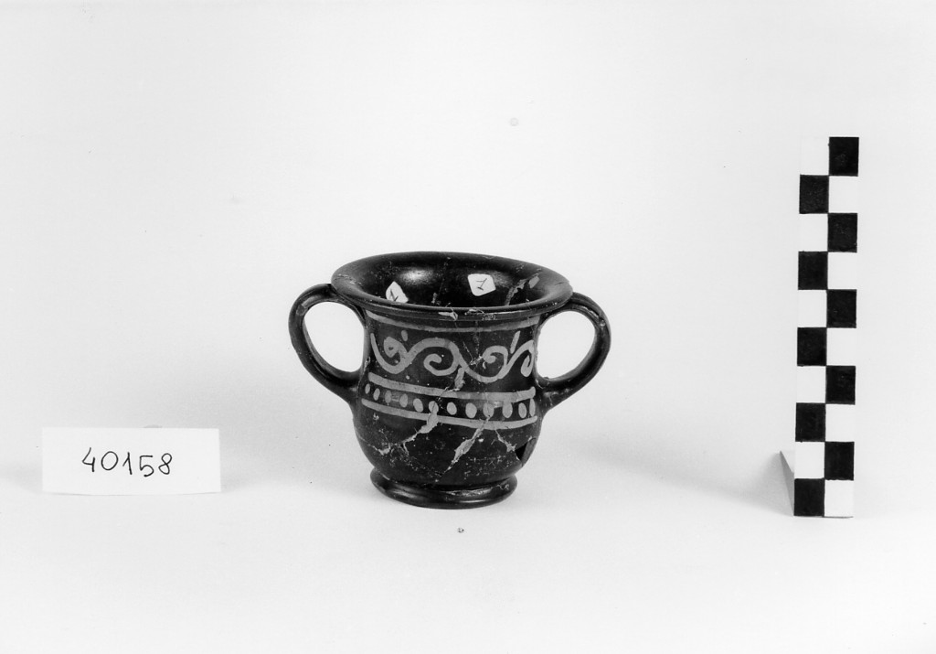 kantharos miniaturistico - produzione apula (sec. IV a.C)