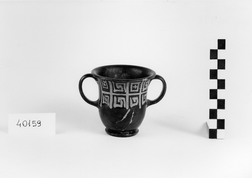 kantharos miniaturistico - produzione apula (sec. IV a.C)