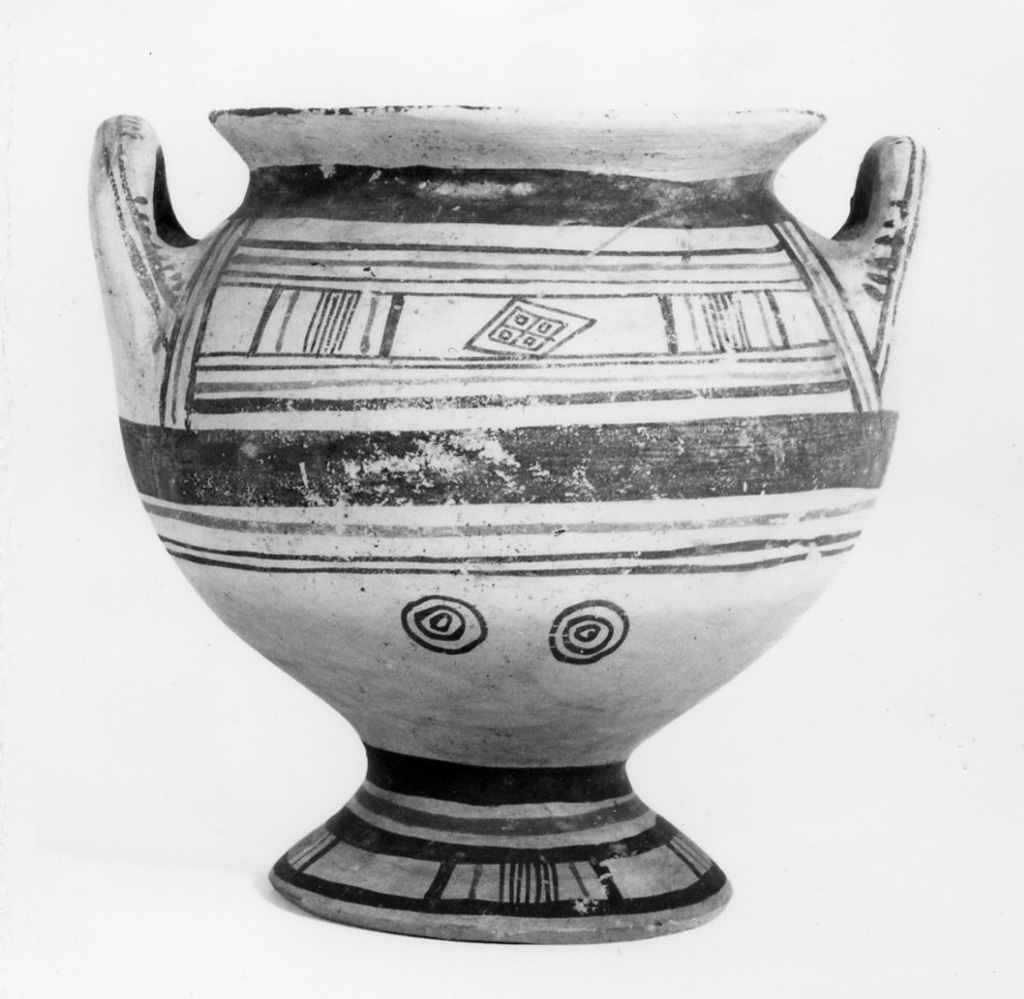 olla-cratere - subgeometric south Daunian I (secc. VI/ V a.C)