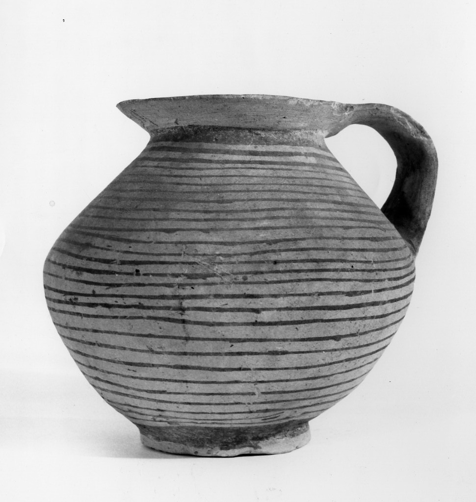 brocca - ceramica subgeometrica peucezia (sec. IV a.C)