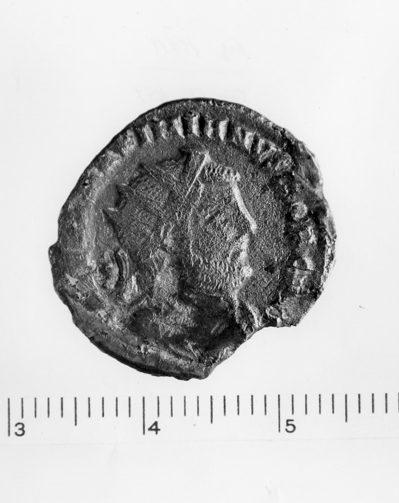moneta - frazione di follis (sec. III d.C)