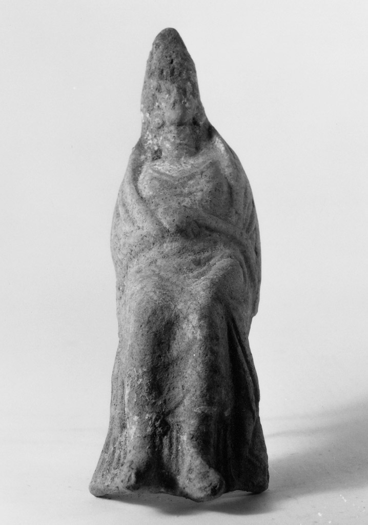 statuetta femminile - produzione apula (sec. V a.C)