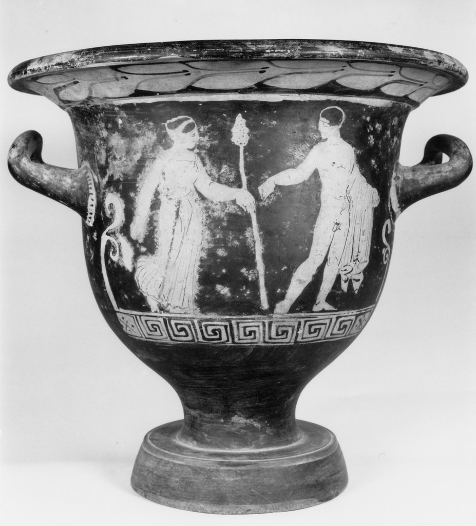 cratere a campana - produzione apula (sec. IV a.C)