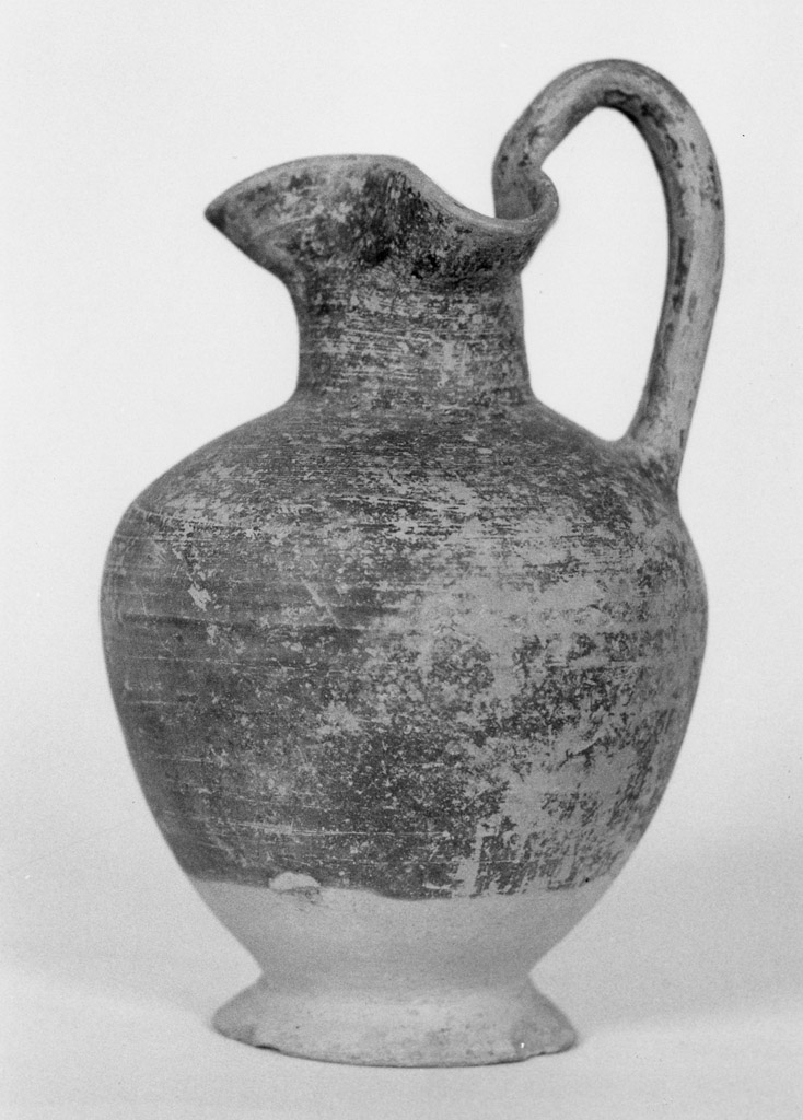 oinochoe a bocca trilobata - produzione coloniale (sec. VI a.C)