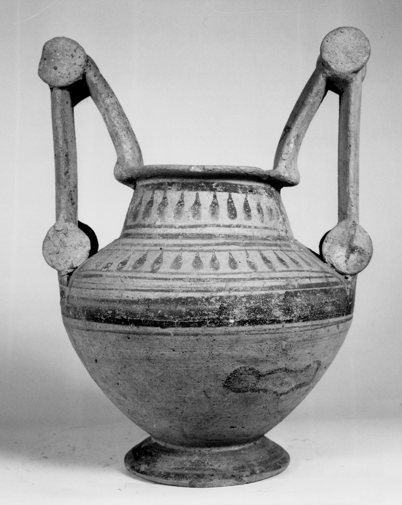 trozzella - periodo Geometrico Messapico/ gruppo di Oria (secc. VII/ IV a.C)