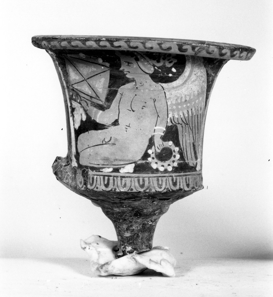 eroti (kantharos) - produzione apula (seconda metà sec. IV a.C)