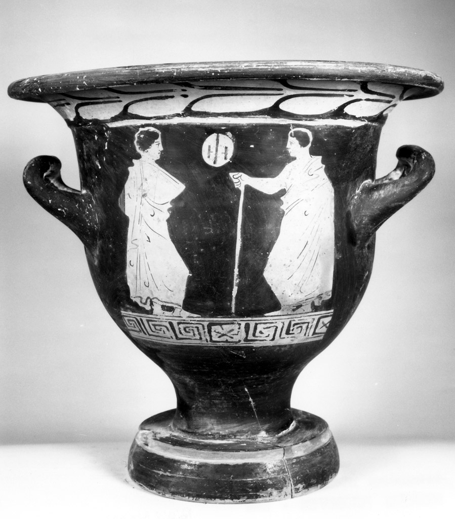 cratera a campana - produzione apula (secondo quarto sec. IV a.C)