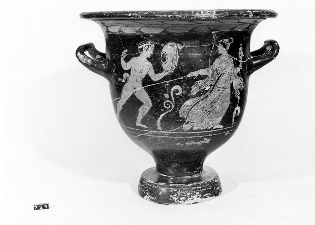 cratera a campana - produzione apula (secondo quarto sec. IV a.C)