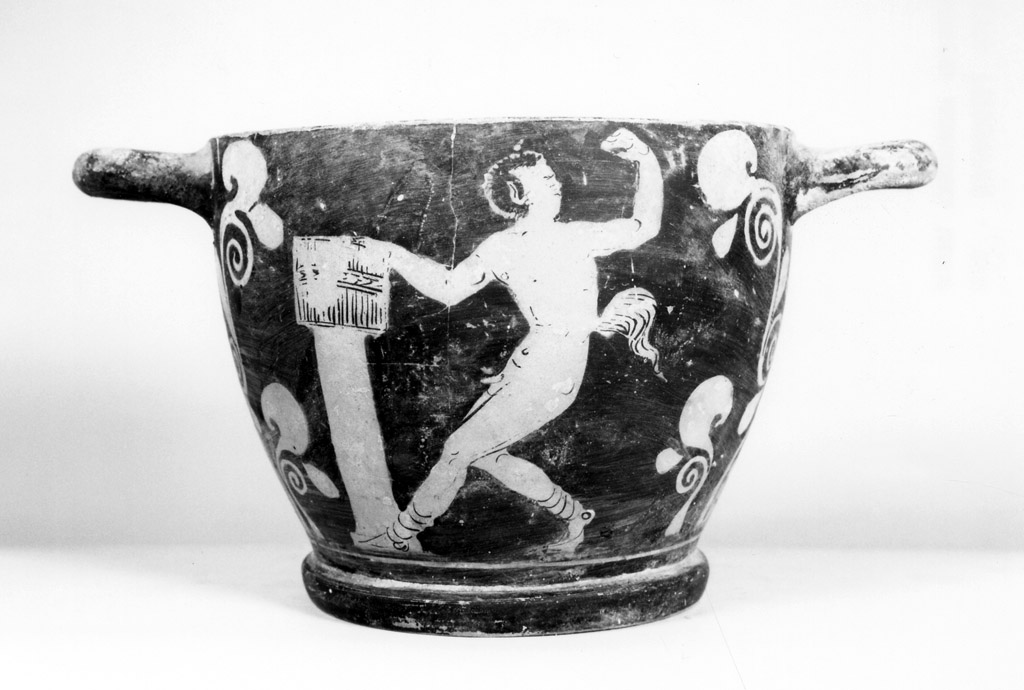 skyphos - produzione apula (prima metà sec. IV a.C)