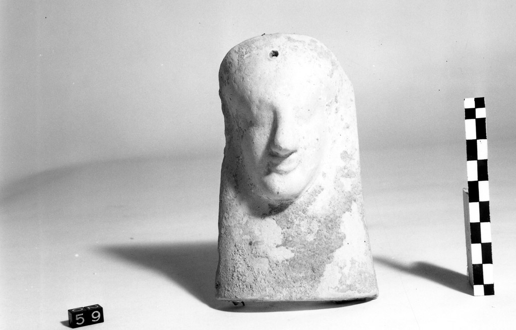 testa - produzione apula (fine sec. VI a. C)