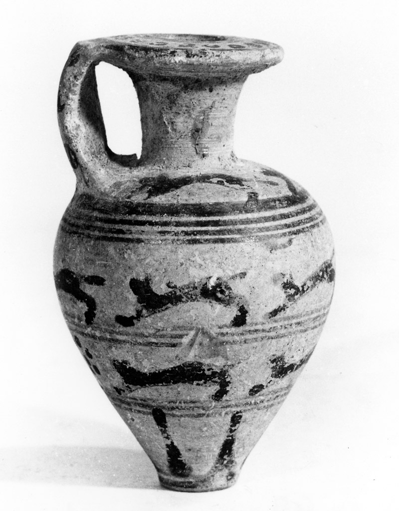 aryballos - produzione corinzia (metà sec. VII a. C)