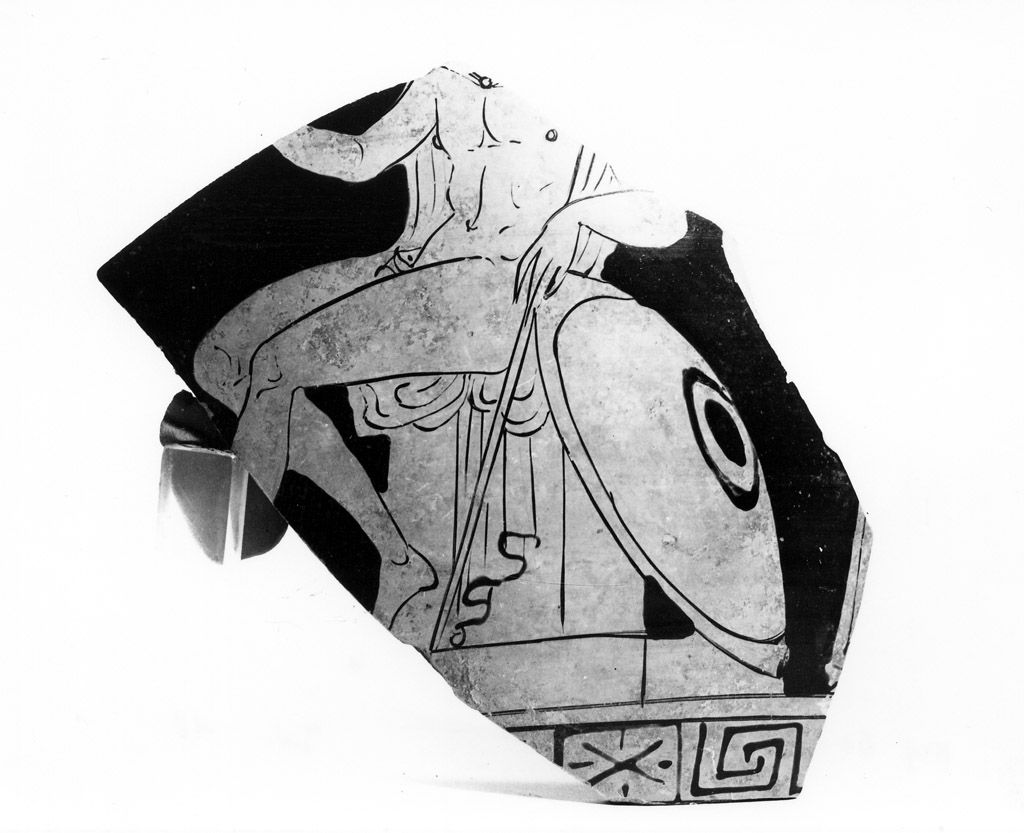 frammento non id - produzione apula (secondo quarto sec. IV a.C)