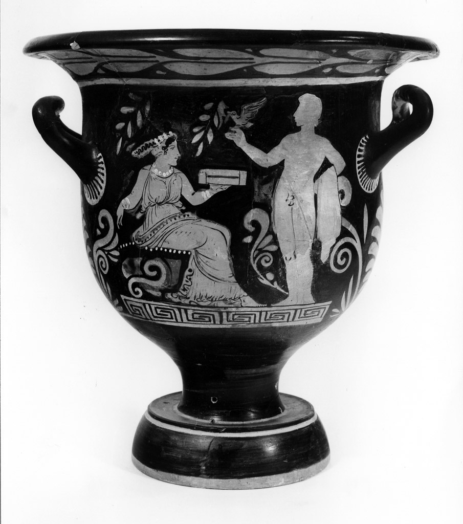 cratere a campana - produzione apula (secondo quarto sec. IV a.C)