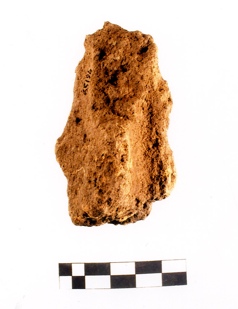 intonaco/ frammento - neolitico antico (millennio VII/ V a.C)