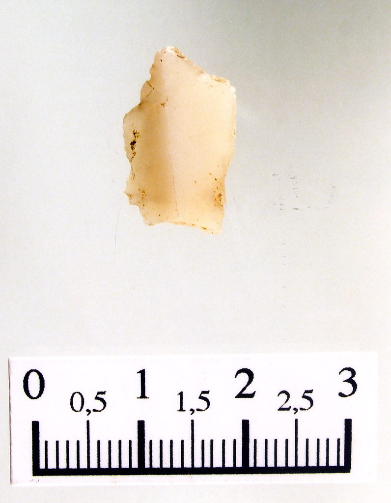 pezzo scagliato a bordo assottigliato - fase Rendina II (neolitico antico)