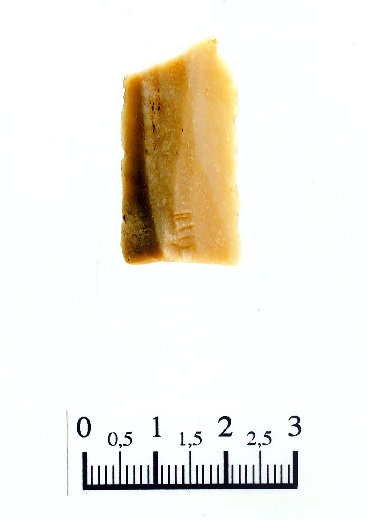 raschiatoio lungo marginale - fase Rendina II (neolitico antico)