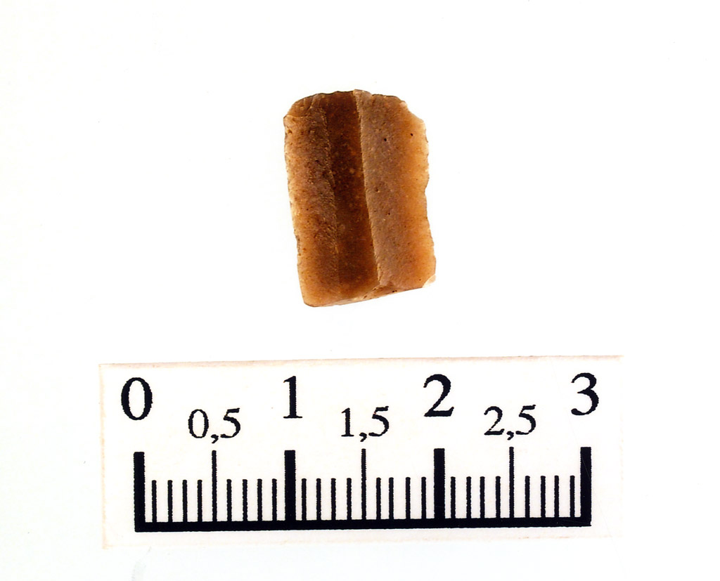 raschiatoio lungo inframarginale - fase Rendina II (neolitico antico)